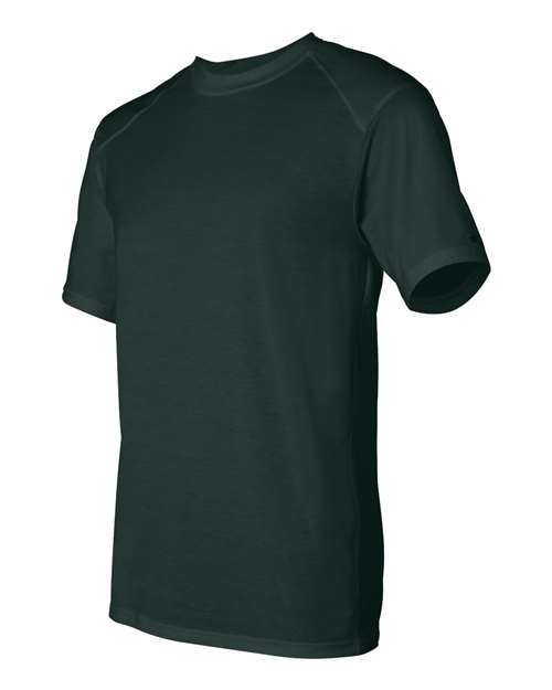 Badger 4820 Men's B-Tech Cotton-Feel T-Shirt - Forest - side