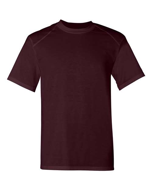 Badger 4820 Men's B-Tech Cotton-Feel T-Shirt - Maroon - front