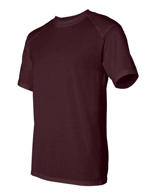 Badger 4820 Men's B-Tech Cotton-Feel T-Shirt - Maroon - side