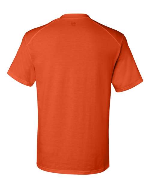 Badger 4820 Men's B-Tech Cotton-Feel T-Shirt - Burnt Orange - back