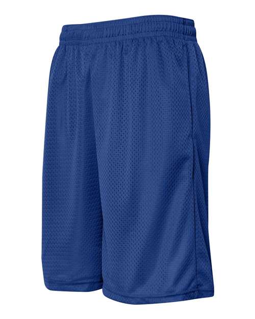 Badger 7219 Men's Pro Mesh 9" Shorts with Pockets - Royal - side