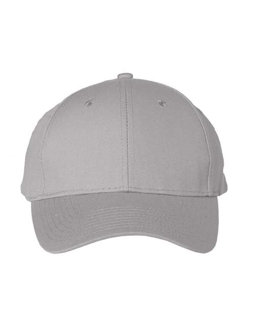 Valucap VC100 Lightweight Twill Cap - Grey - front