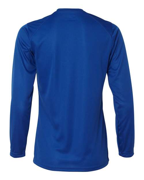 Badger 4164 Women's B-Core Long Sleeve T-Shirt - Royal - back