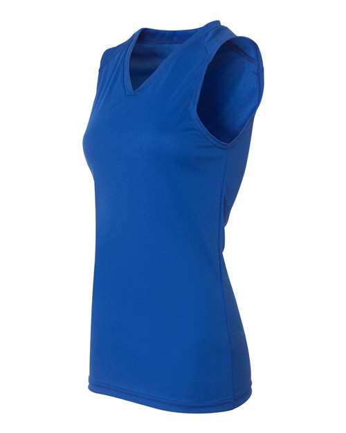 Badger 4163 Women's B-Core Sleeveless T-Shirt - Royal - side
