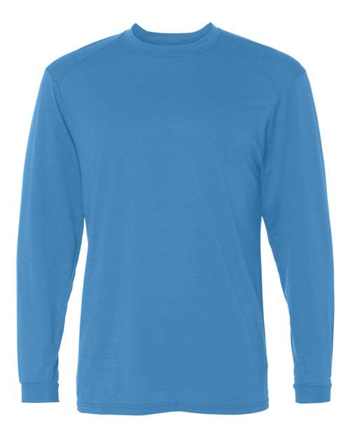 Badger 4804 Men's B-Tech Cotton-Feel Long Sleeve T-Shirt - Columbia Blue - front