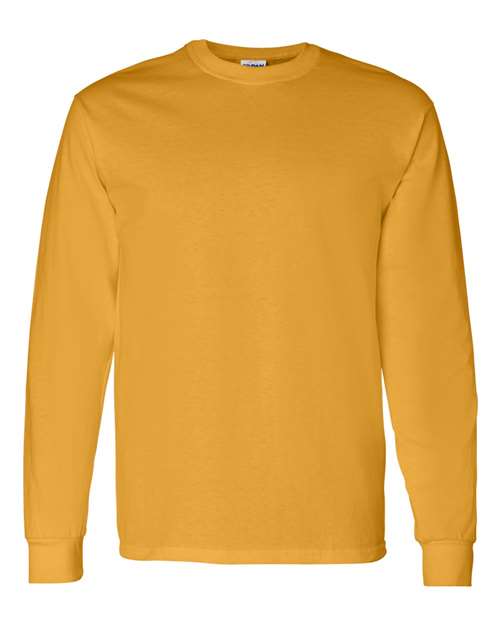 Gildan 5400 Unisex Heavy Cotton™ Long Sleeve T-Shirt - Gold - front