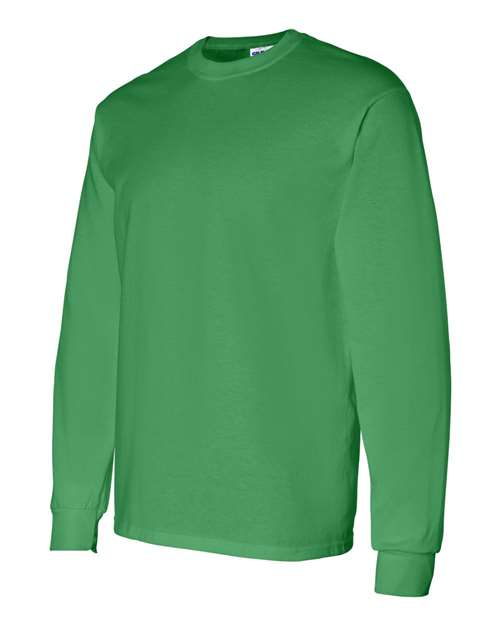 Gildan 5400 Unisex Heavy Cotton™ Long Sleeve T-Shirt - Irish Green - side