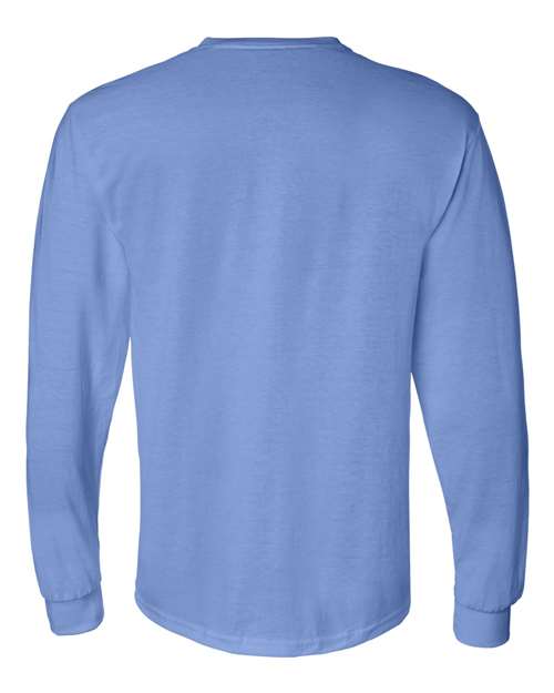Gildan 8400 Unisex DryBlend® 50/50 Long Sleeve T-Shirt - Carolina Blue - back