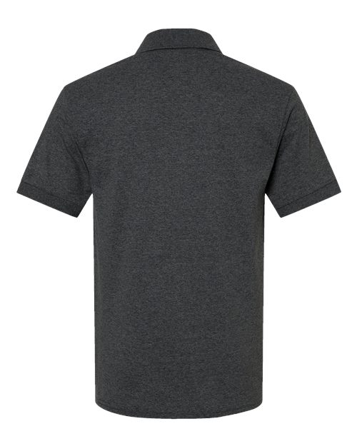 Gildan 8800 Unisex DryBlend® Polo - Dark Heather - back
