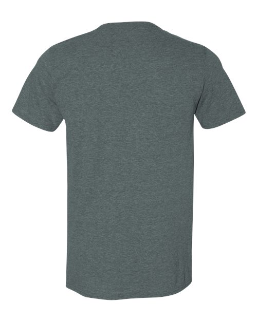 Gildan 64000 Unisex Softstyle® T-Shirt - Dark Heather - back