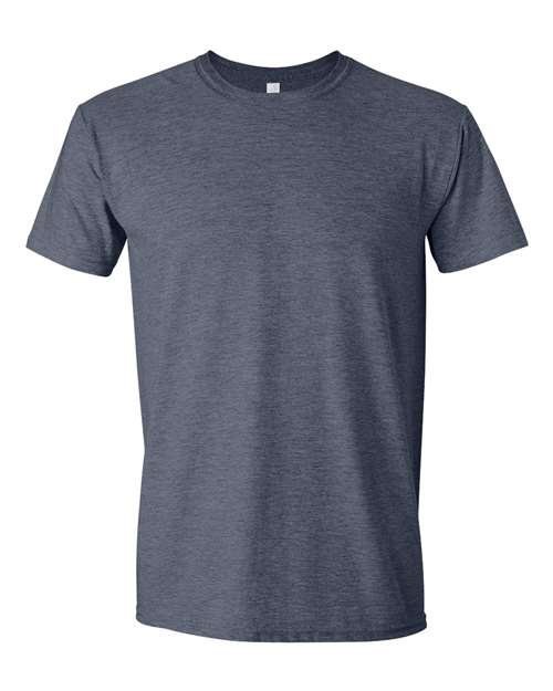 Gildan 64000 Unisex Softstyle® T-Shirt - Heather Navy - front