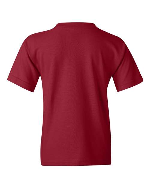 Gildan 5000B Youth Heavy Cotton™ T-Shirt - Garnet - back
