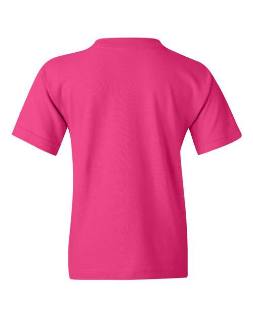 Gildan 5000B Youth Heavy Cotton™ T-Shirt - Heliconia - back