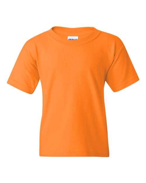 Gildan 5000B Youth Heavy Cotton™ T-Shirt - Tennessee Orange - front