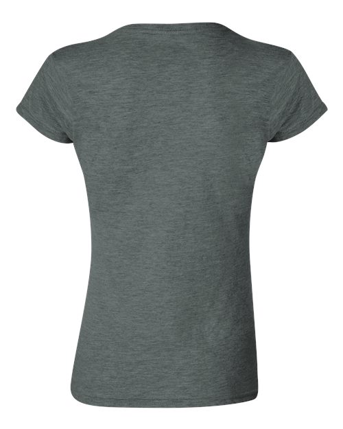 Gildan 64000L Women's Softstyle® T-Shirt - Dark Heather - back