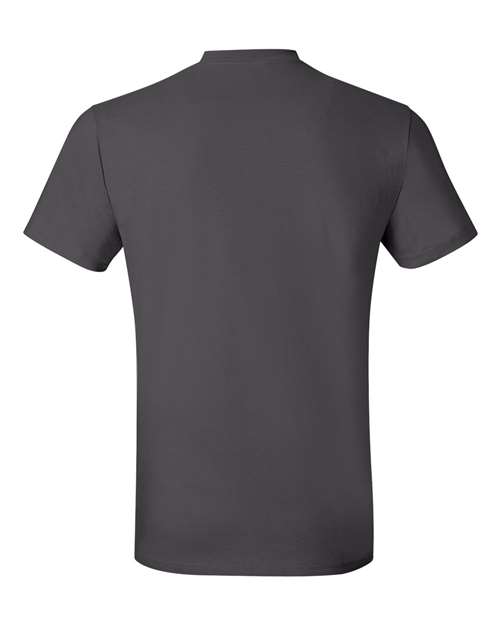 Hanes 4980 Unisex Perfect-T T-Shirt - Smoke Grey - back
