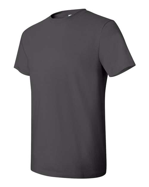 Hanes 4980 Unisex Perfect-T T-Shirt - Smoke Grey - side