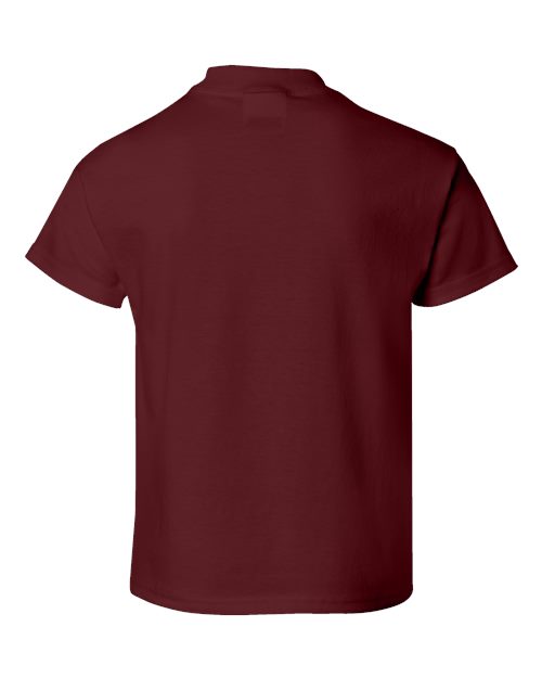 Hanes 5480 Youth Essential-T T-Shirt - Maroon - back