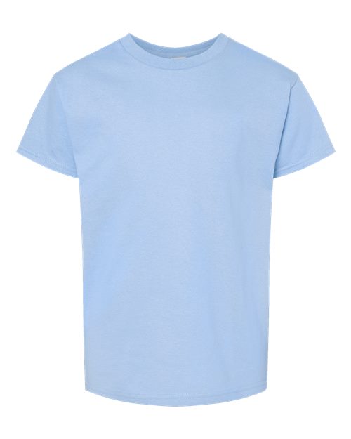 Hanes 5480 Youth Essential-T T-Shirt - Light Blue - front