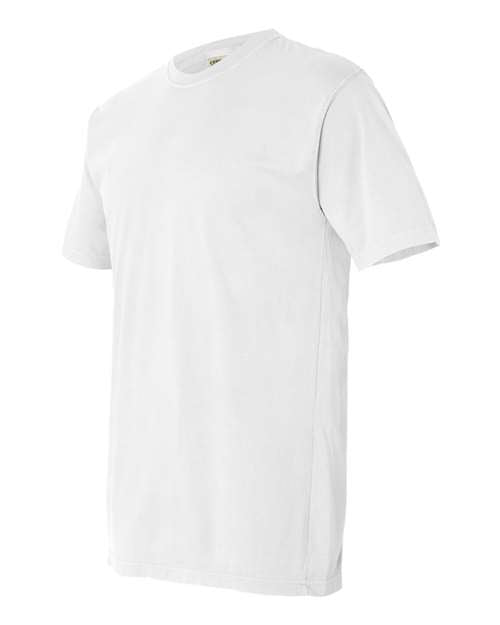 Comfort Colors 4017 Unisex Garment-Dyed Lightweight T-Shirt - White - side