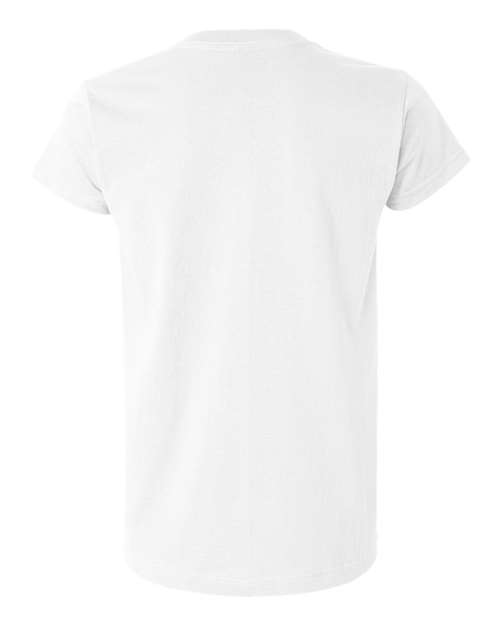 Bayside 3325 Women's USA-Made T-Shirt - White - back