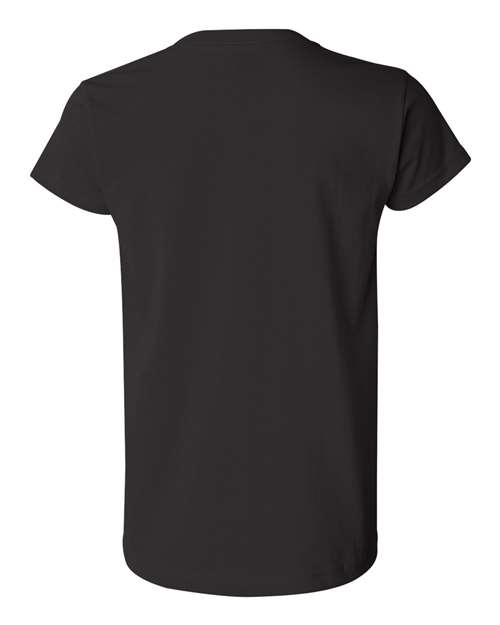 Bayside 3325 Women's USA-Made T-Shirt - Black - back