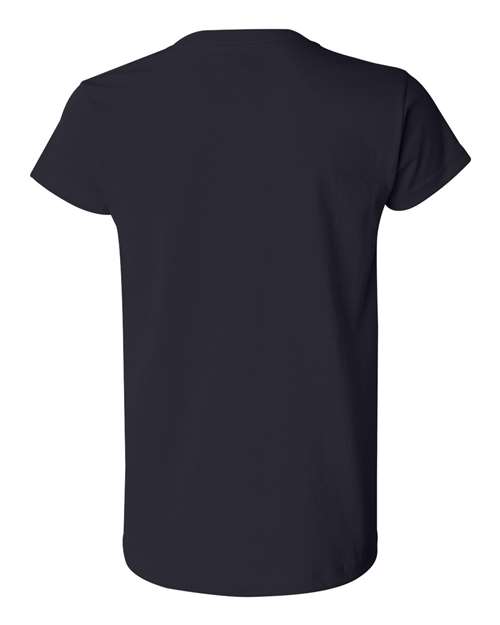 Bayside 3325 Women's USA-Made T-Shirt - Navy - back