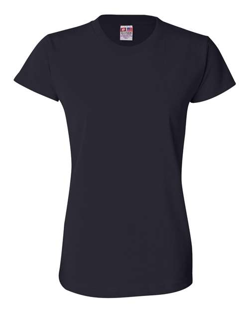Bayside 3325 Women's USA-Made T-Shirt - Navy - front