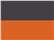 Badger 2144 Youth B-Core Hook T-Shirt - Graphite/ Safety Orange - swatch