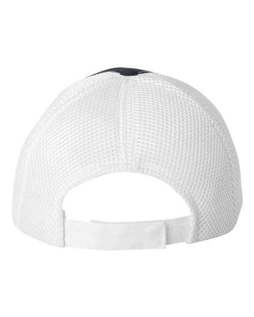 Valucap 3200 Spacer Mesh-Back Cap - Navy/ White - back