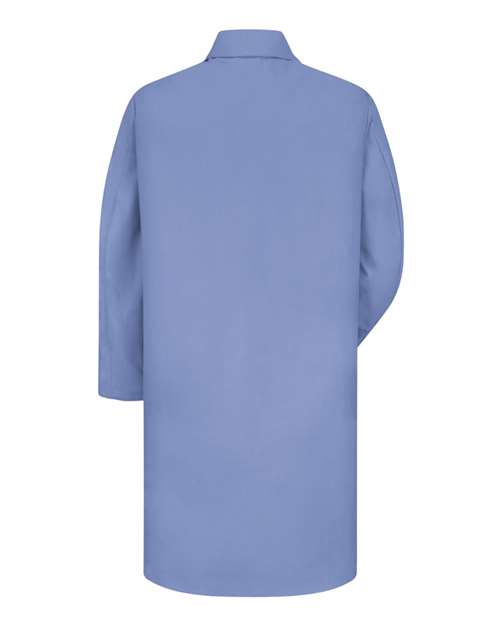 Red Kap KP14 Unisex Button Front Lab Coat - Light Blue - back