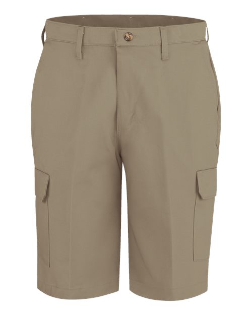 Red Kap PC86 Men's Cargo Shorts - Khaki - front