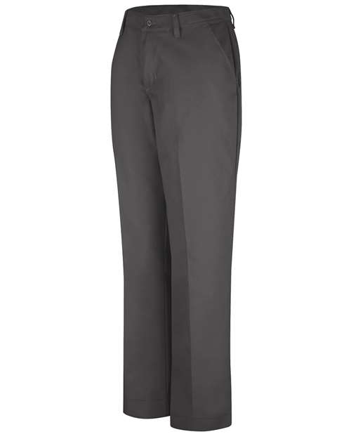 Red Kap PT21 Women's Dura-Kap Industrial Pants - Charcoal - Unhemmed - front