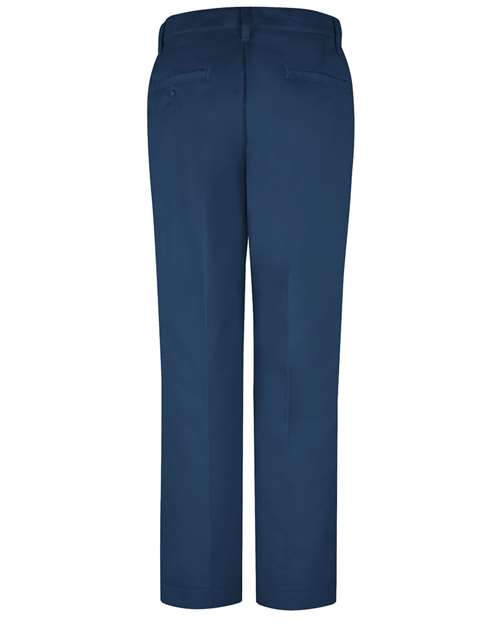 Red Kap PT21 Women's Dura-Kap Industrial Pants - Navy - Unhemmed - back