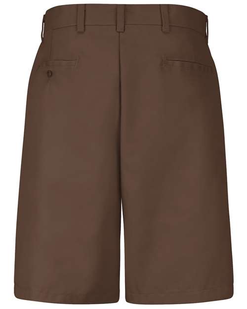 Red Kap PT26 Men's Plain Front Shorts - Brown - back