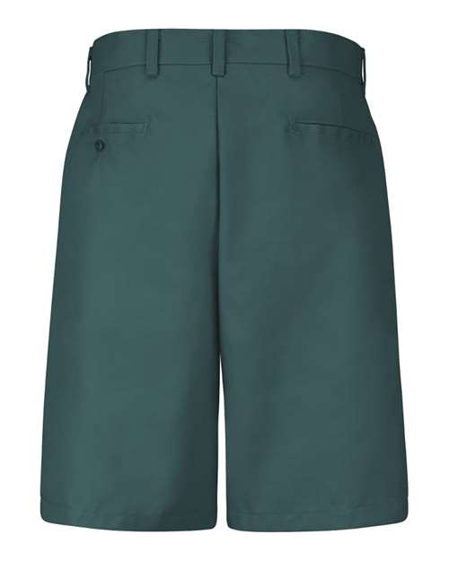 Red Kap PT26 Men's Plain Front Shorts - Spruce Green - back