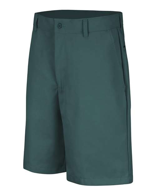Red Kap PT26 Men's Plain Front Shorts - Spruce Green - front