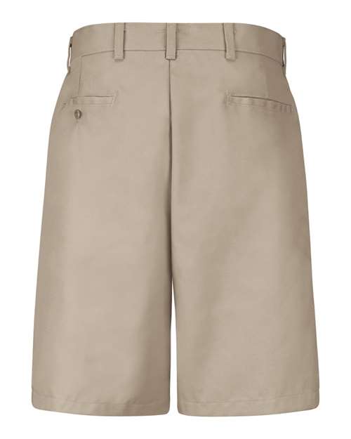 Red Kap PT26 Men's Plain Front Shorts - Tan - back
