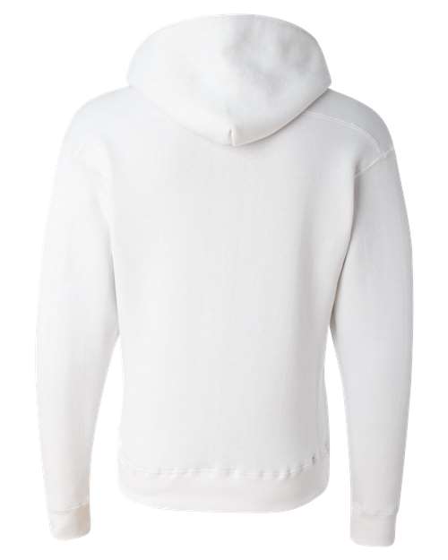 J. America 8830 Men's Sport Lace Hooded Sweatshirt - White - back