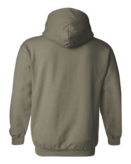 Gildan 18500 Unisex Heavy Blend™ Hooded Sweatshirt - Military Green - back