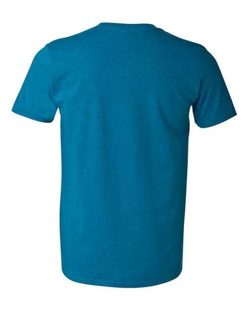 Gildan 64000 Unisex Softstyle® T-Shirt - Antique Sapphire - back
