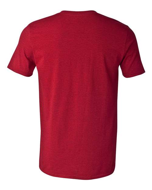 Gildan 64000 Unisex Softstyle® T-Shirt - Antique Cherry Red - back