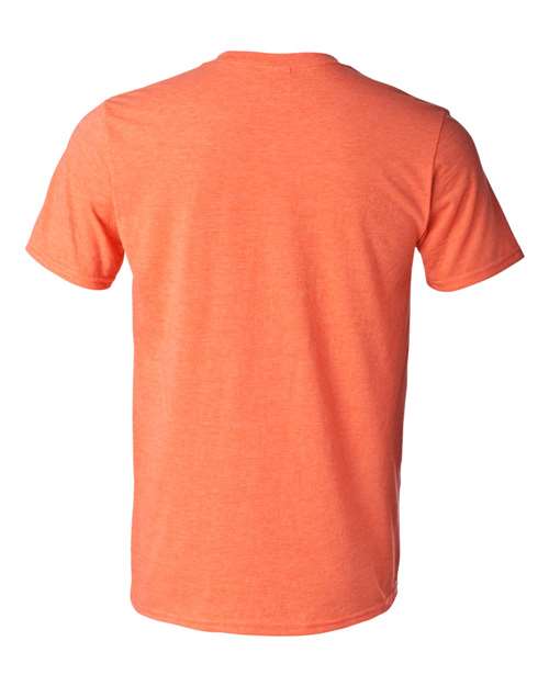 Gildan 64000 Unisex Softstyle® T-Shirt - Heather Orange - back