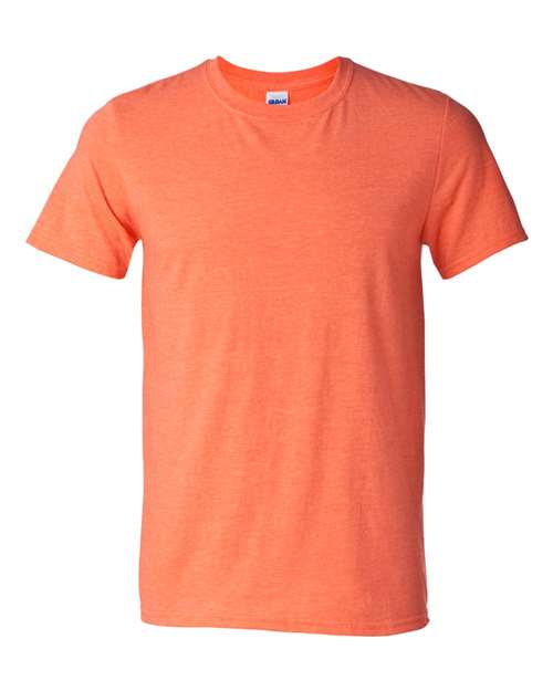 Gildan 64000 Unisex Softstyle® T-Shirt - Heather Orange - front