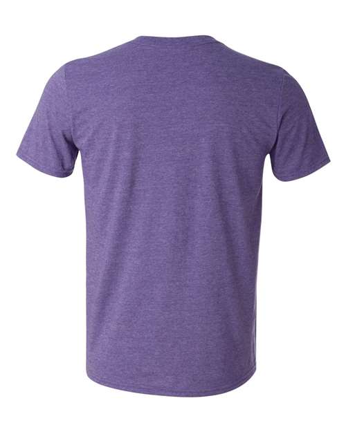 Gildan 64000 Unisex Softstyle® T-Shirt - Heather Purple - back