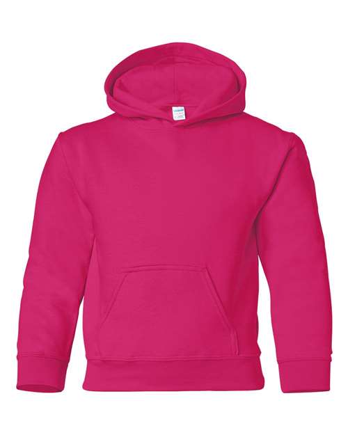 Gildan 18500B Youth Heavy Blend™ Hooded Sweatshirt - Heliconia - front