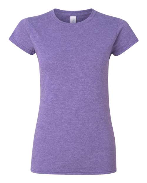 Gildan 64000L Women's Softstyle® T-Shirt - Heather Purple - front