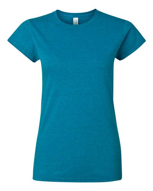 Gildan 64000L Women's Softstyle® T-Shirt - Antique Sapphire - front