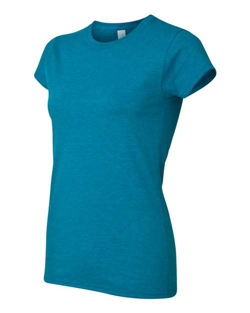 Gildan 64000L Women's Softstyle® T-Shirt - Antique Sapphire - side