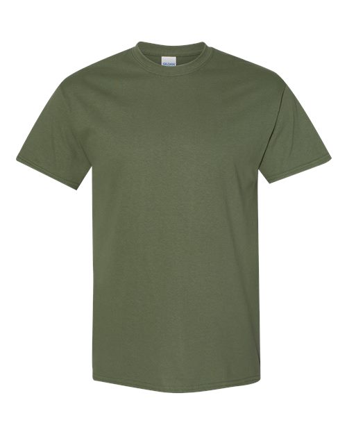 Gildan 5000B Youth Heavy Cotton™ T-Shirt - Military Green - front
